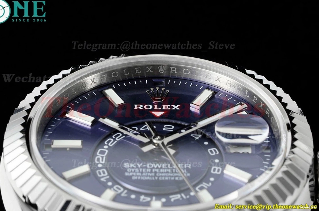 SS 326934 SkyDweller 42mm Stk A9001 FNF Blue SS 0111